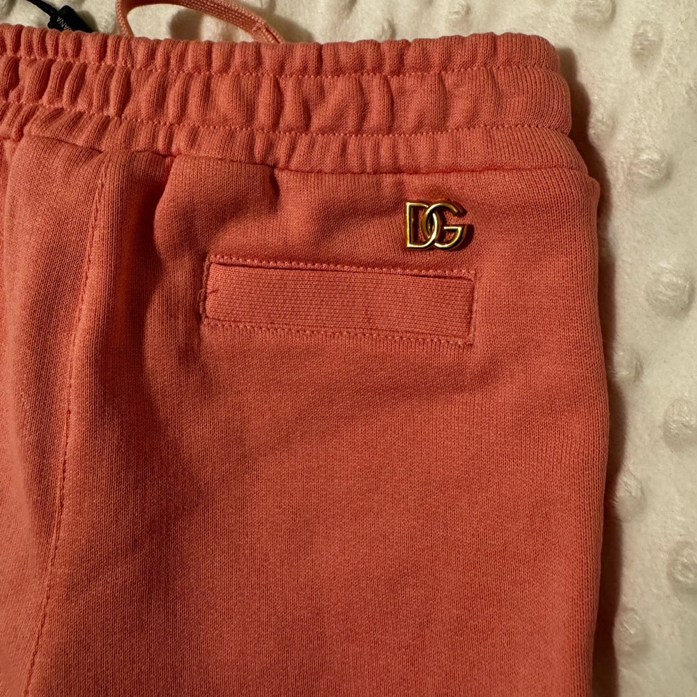Dolce&gabbana pink sweatpants baby girl size 9-12 months